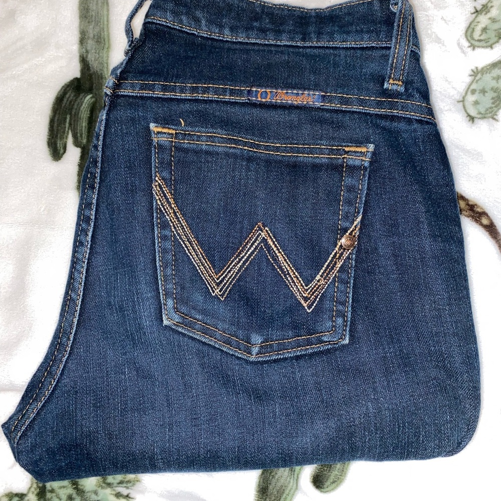 Wrangler 5/6x38 Dark Blue Women's Jeans